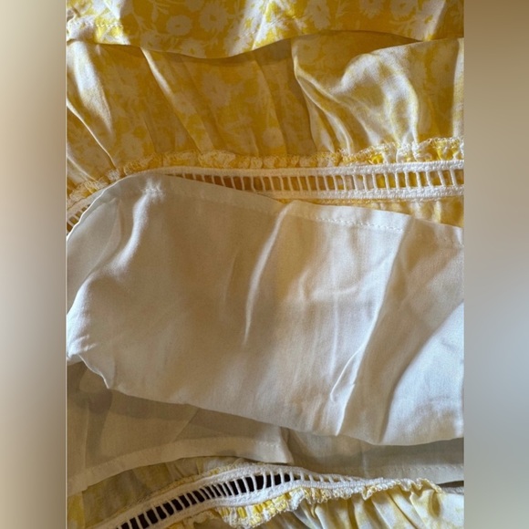 Lost + Wander NWT Women Yellow Floral Sweet Summer Daze Midi Dress, Small, Boho - Picture 16 of 16